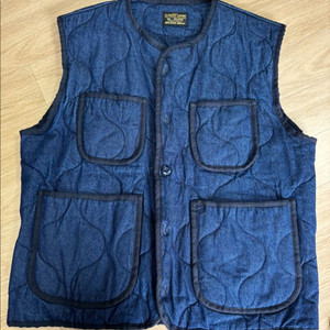 논스탁 데님 조끼 베스트 브론슨 xxl 2xl