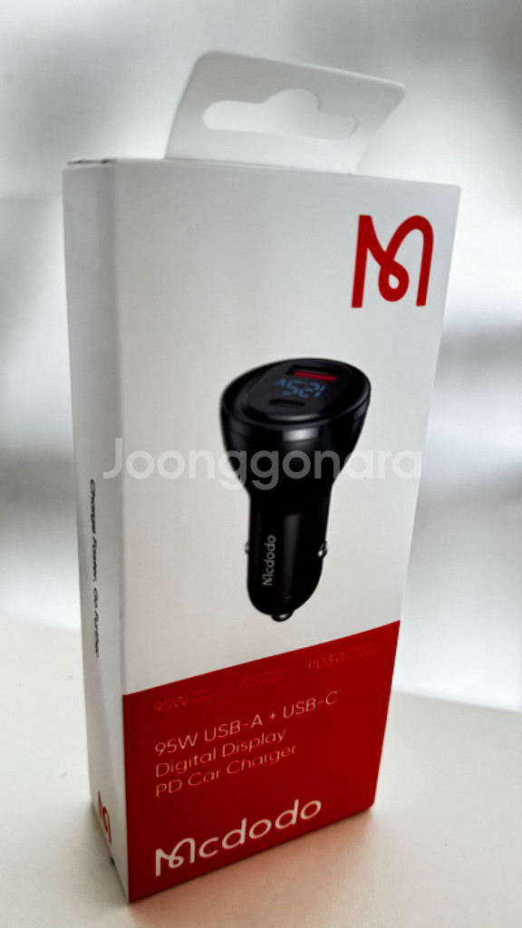 맥도도 95W 차량용 초고속 충전기/--3