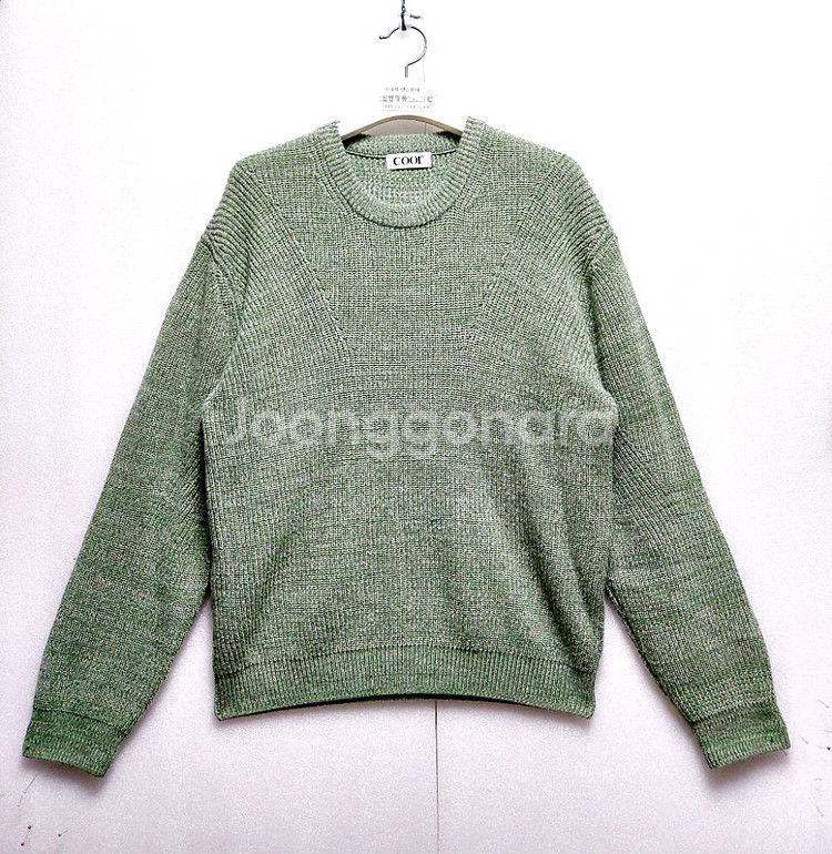 쿠어coor 니트L100-120 빅사이즈 니트 라운드넥--0