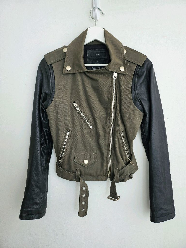 디젤 여성 가죽 자켓 (XS) 이미지