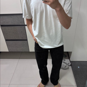 29-30 자라 ZARA 블랙 세미 플레어 데님 팬츠