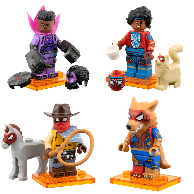 (미개봉,4개일괄) 레고71050 스파이더맨 미니피규어--0