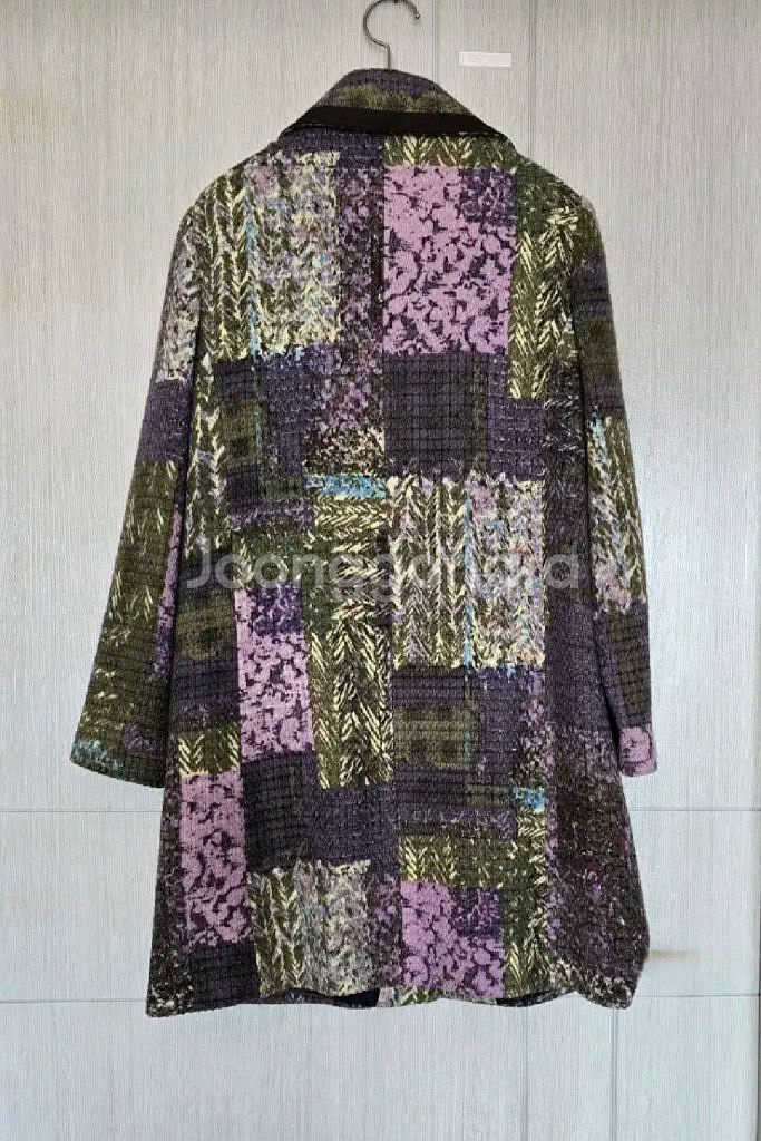 66) iSae 이새 울혼방 코트--1
