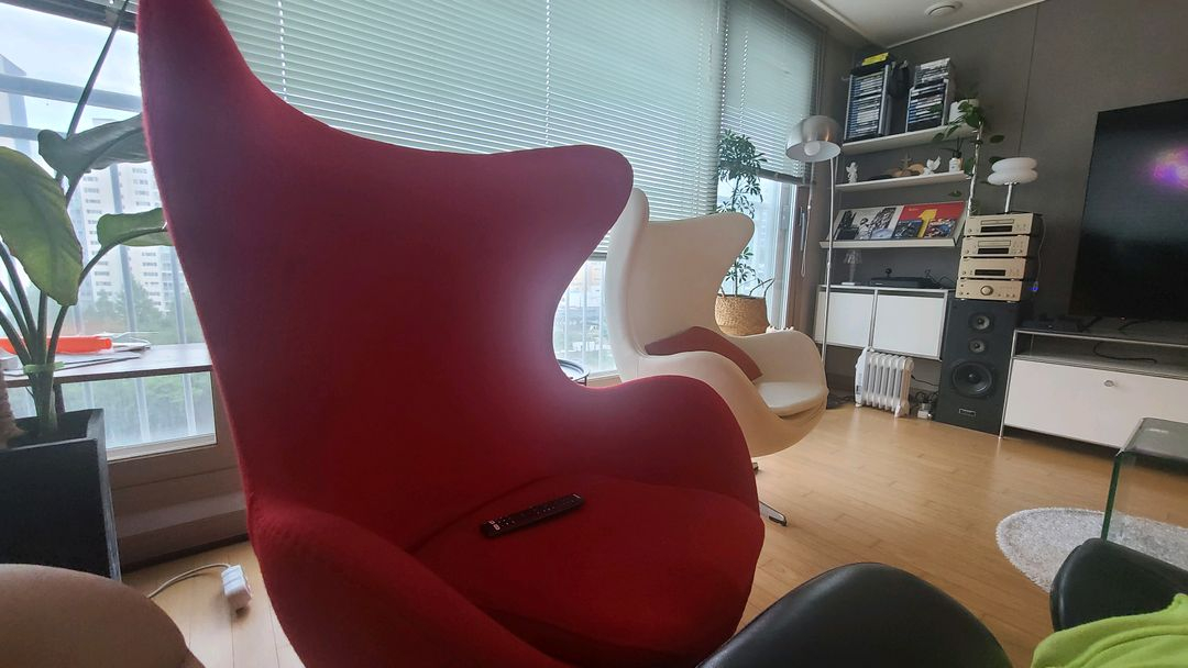 프리츠한센.st 에그체어 2개 일괄 이미지