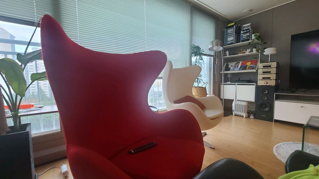 프리츠한센.st 에그체어 2개 일괄 이미지