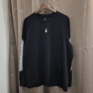 스파이더 블랙 긴팔 티셔츠 2XL