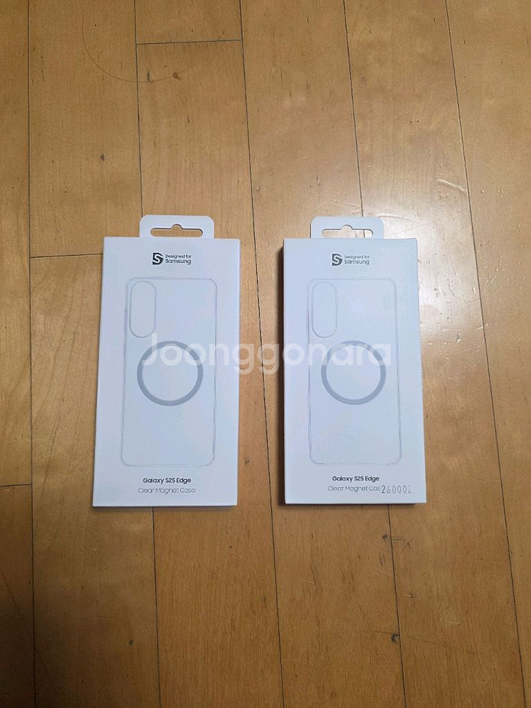 갤럭시 S25 Edge 클리어 자석 케이스 새 상품입니--0