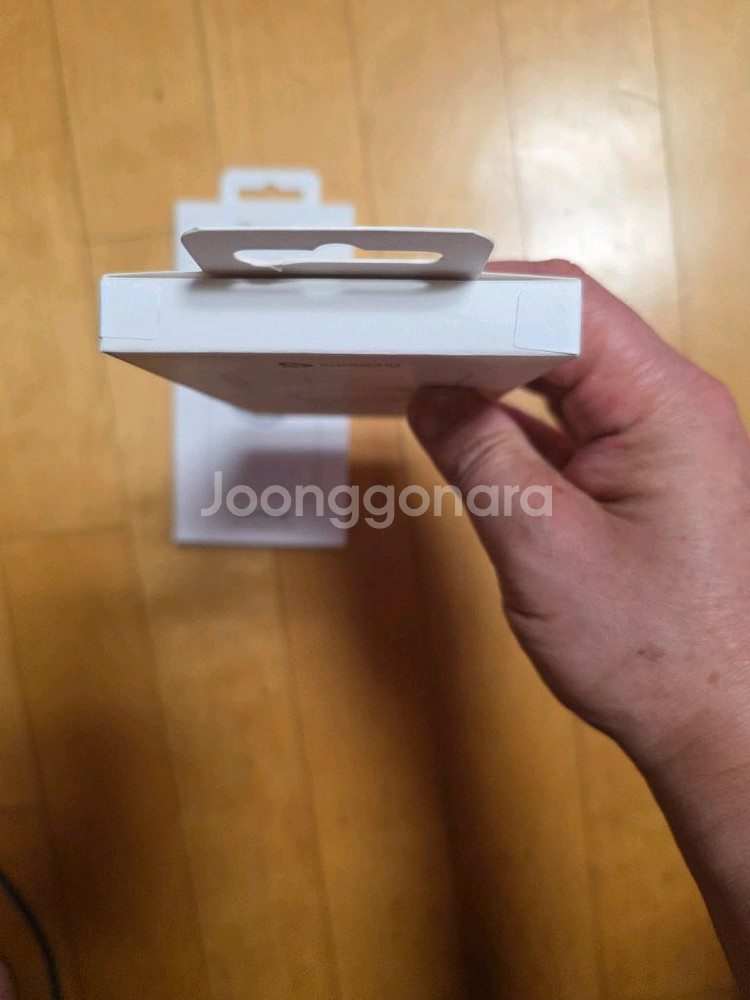 갤럭시 S25 Edge 클리어 자석 케이스 새 상품입니--1