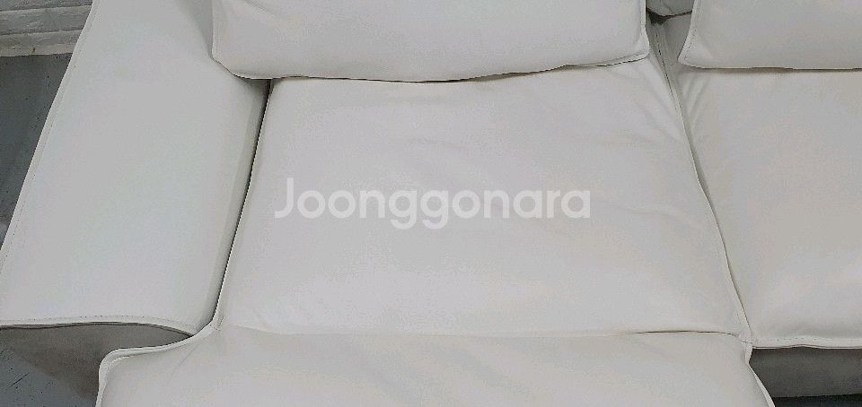 쏘홈 알도 이태리 애닐린 천연가죽 카우치 소파--6