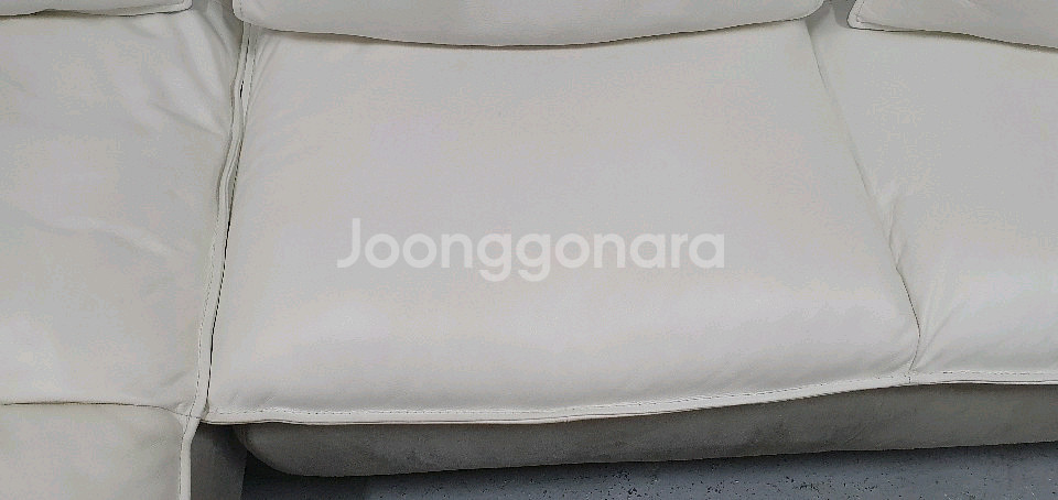 쏘홈 알도 이태리 애닐린 천연가죽 카우치 소파--8