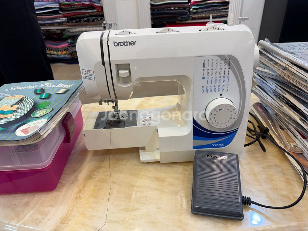 브라더 GS2700 재봉틀 팝니다 [2번사용]--0