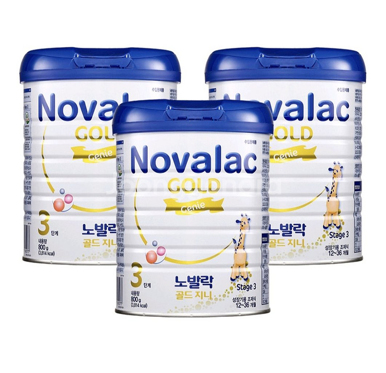 (익일발송) 노발락 골드 1~3단계 800g 3캔--0
