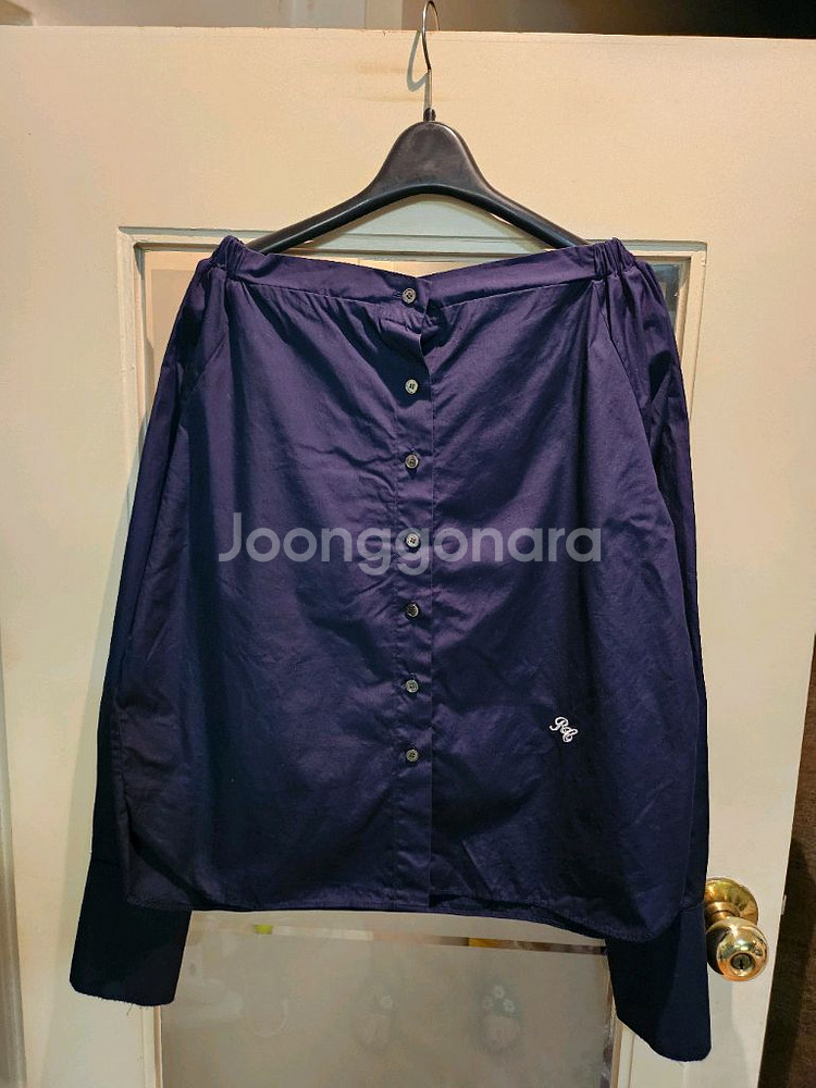 렉토 오프숄더 셔츠 F--0