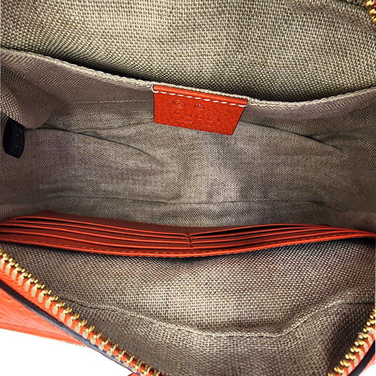 구찌 449413 마이크로시마 디스코 크로스백 오렌지 이미지