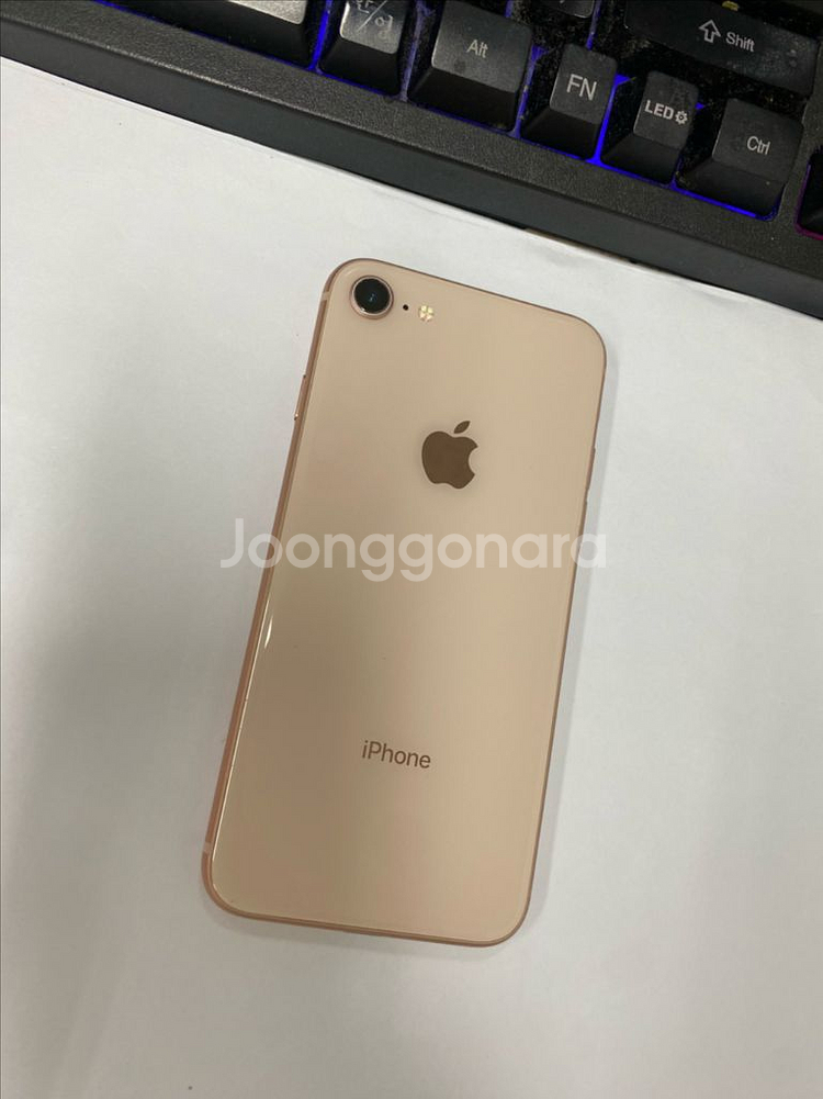 아이폰8 로즈골드 외관깔끔 64GB 무잔상--0