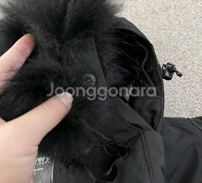 디스커버리 구스 롱패딩 95/M--3
