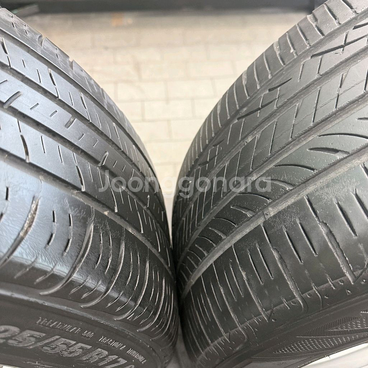 BMW 17인치 5시리즈 F10 중고 휠타이어 세트--5