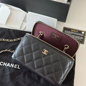 샤넬 램스킨 베니티백