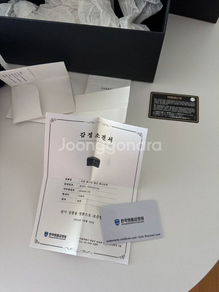 샤넬 램스킨 베니티백--4