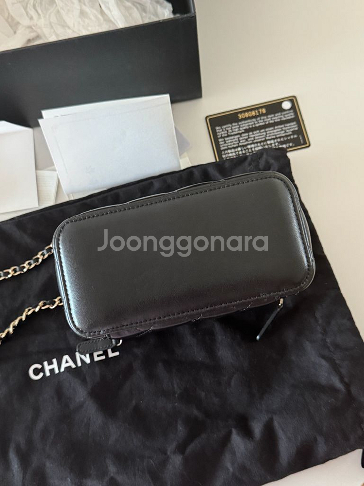 샤넬 램스킨 베니티백--2