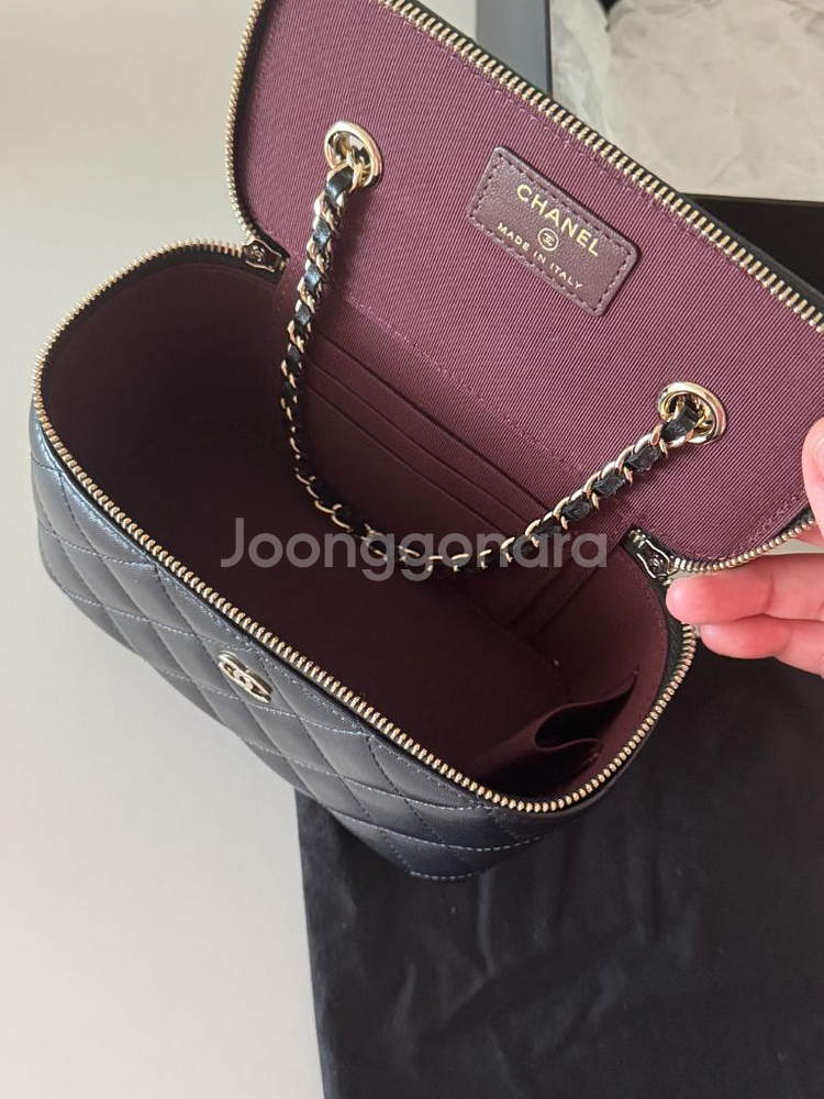 샤넬 램스킨 베니티백--3