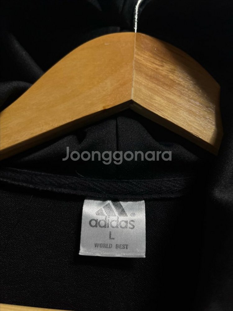 95-100 아디다스 기능성 스판 후드집업--3