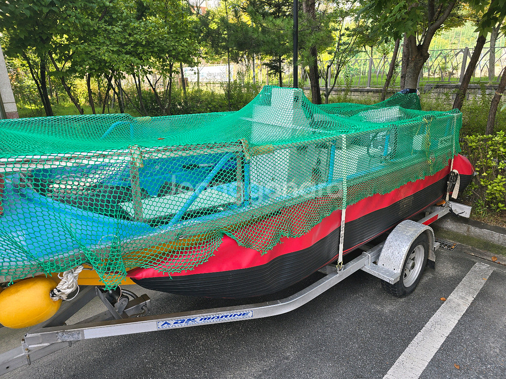 FRP 5.5m 보트 핸들식 전동시동 30마력 팝니다--4