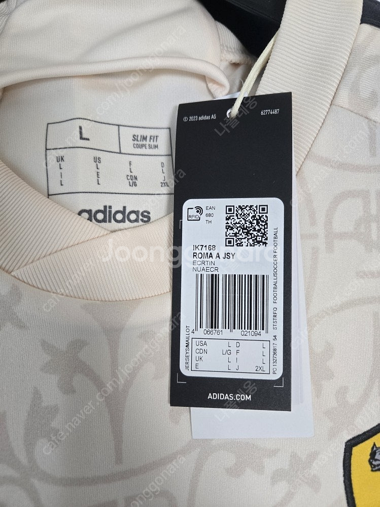 23-24 AS로마 토티 홈 유니폼--2