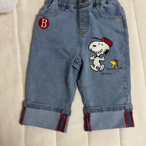 베베드피노 스누피 청바지 90