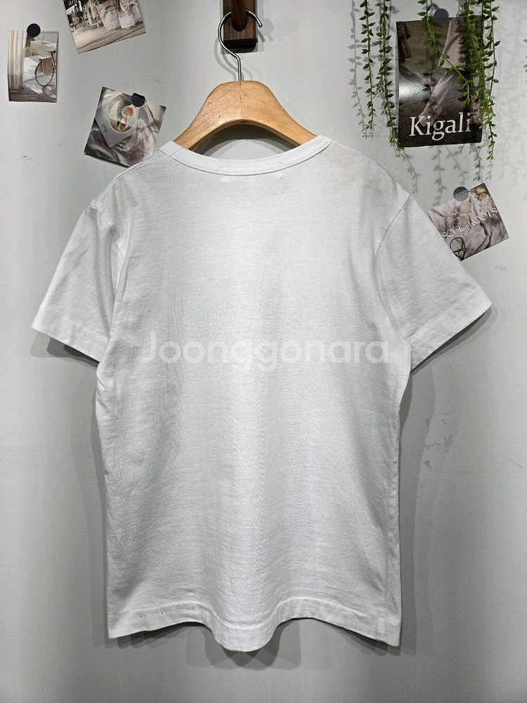 꼼데가르송 그린치 콜라보 반팔티 화이트--3