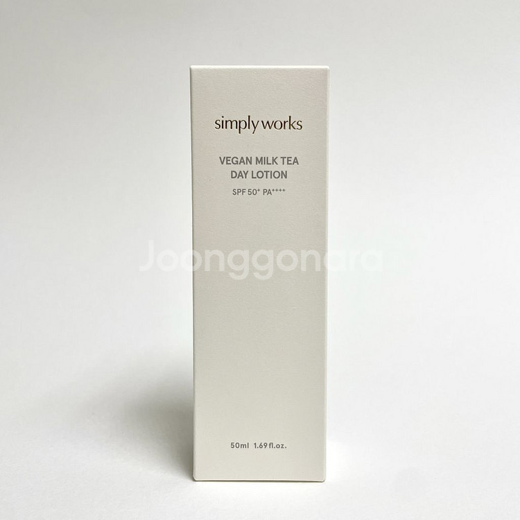 [미개봉] 심플리웍스 비건 밀크티 데이로션 비밀로션--0