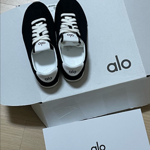 alo 선셋 스니커즈 블랙 W7.5