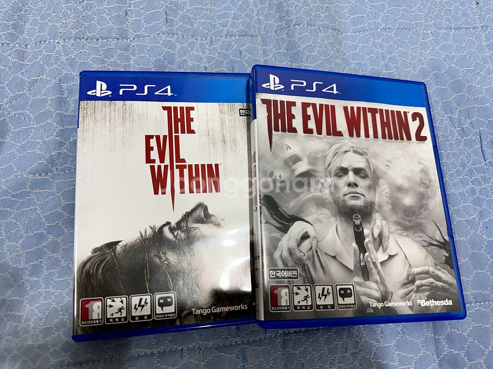 PS4 이블위딘 1,2 일괄--0