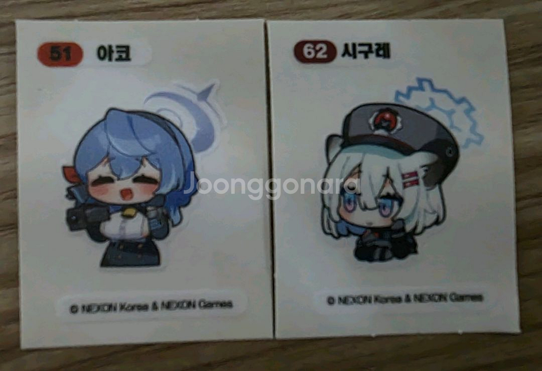 블루아카이브 띠부씰 판매--1