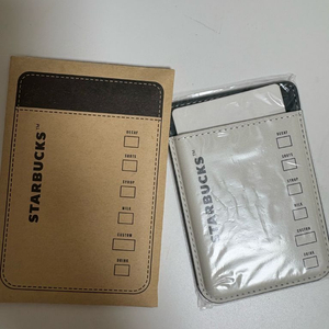 스타벅스 카드지갑 (초록 흰색) 새것