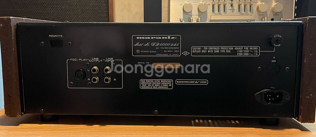 마란츠 카세트데크 sd6000--5