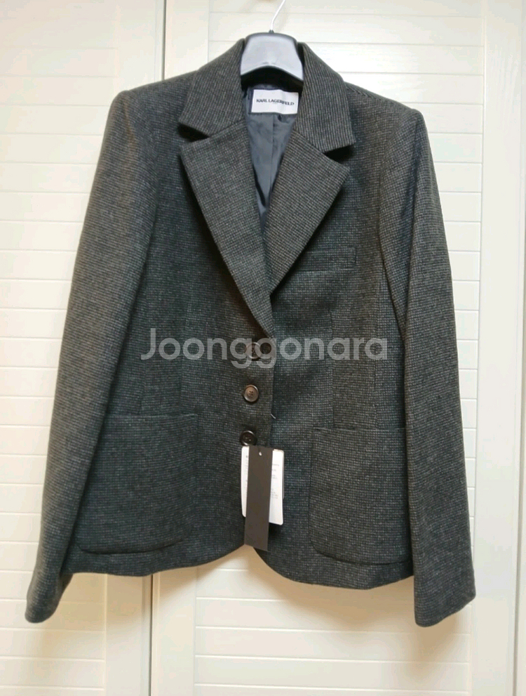 칼라거펠트 테일러드 재킷(77~88) ㅡ새상품--0