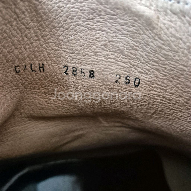 베로 꾸오이오 남성가죽앵글부츠 260--5