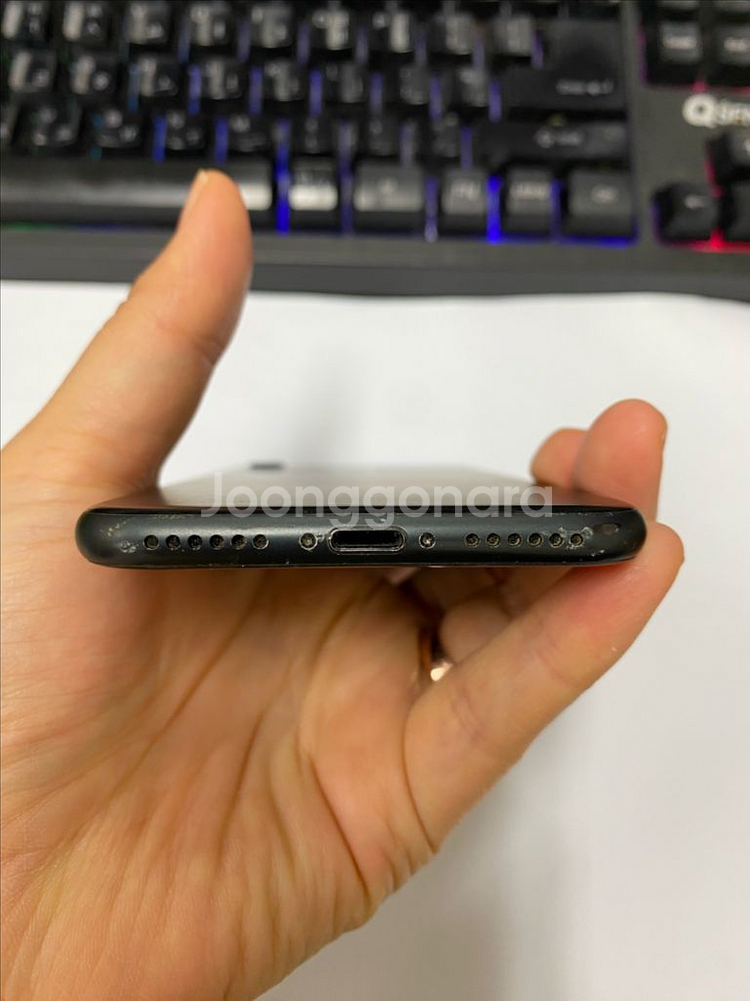 아이폰7 매트블랙 액정SS급 128GB 배터리100%--6
