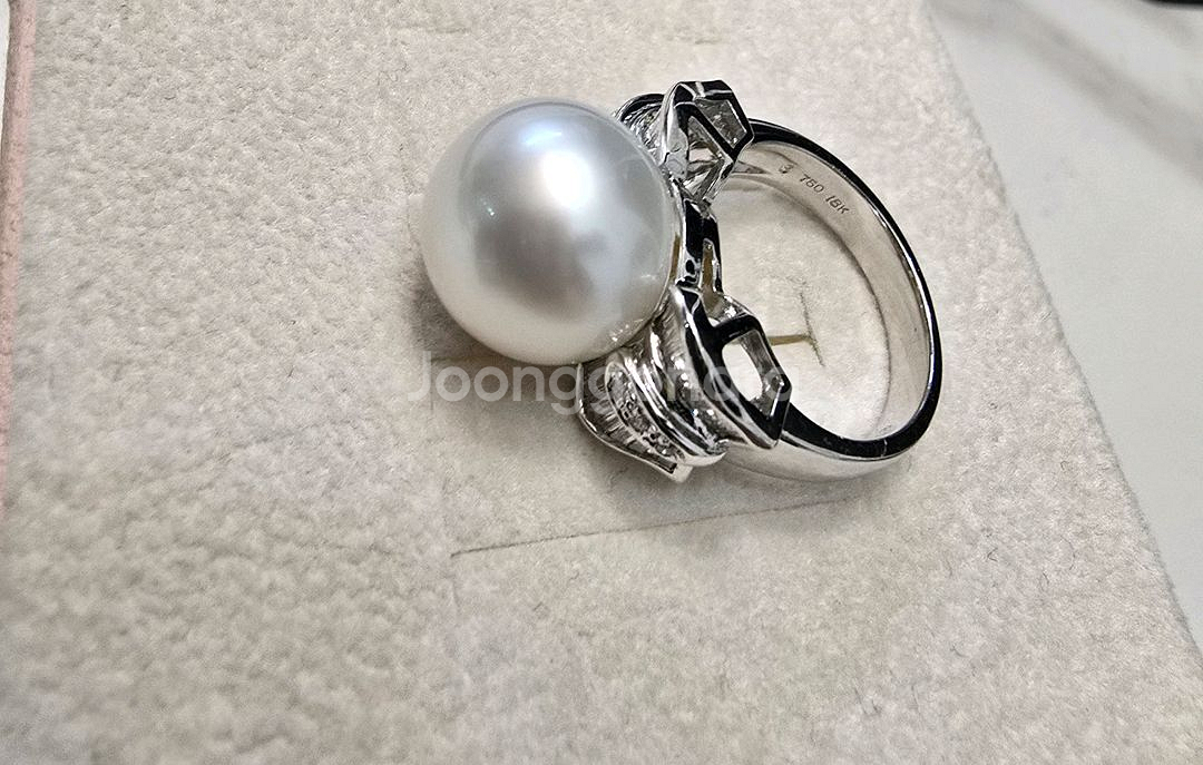 18 K 남양 진주 14미리 다이아--3
