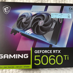 MSI RTX 5060 Ti 16gb그래픽 카드 미개봉