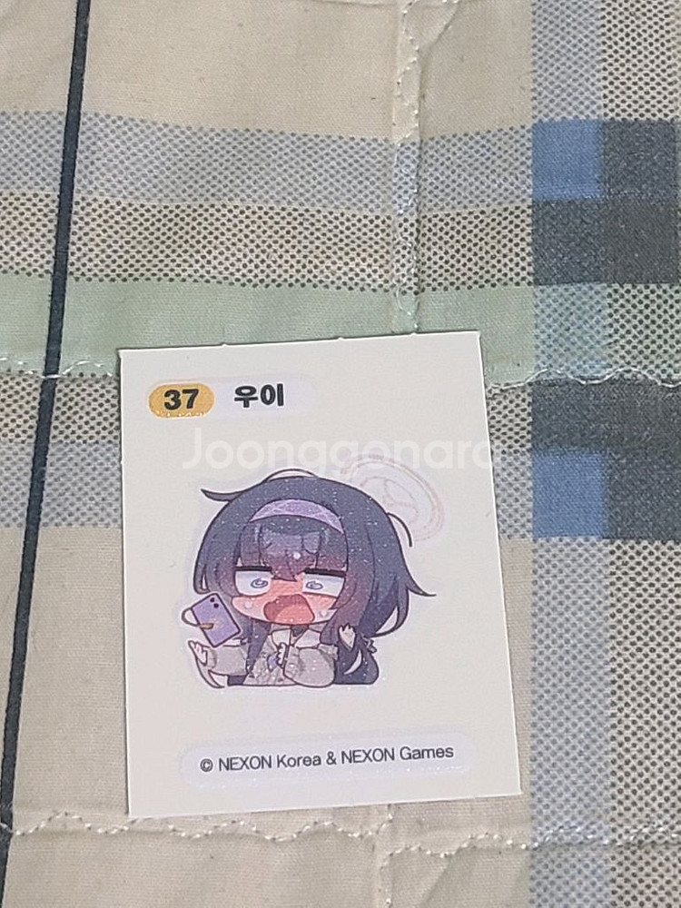 블루아카이브 띠부씰 37 우이--0