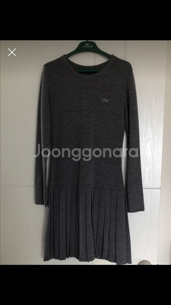 라코스테 원피스 36사이즈 - 상태 최상--0