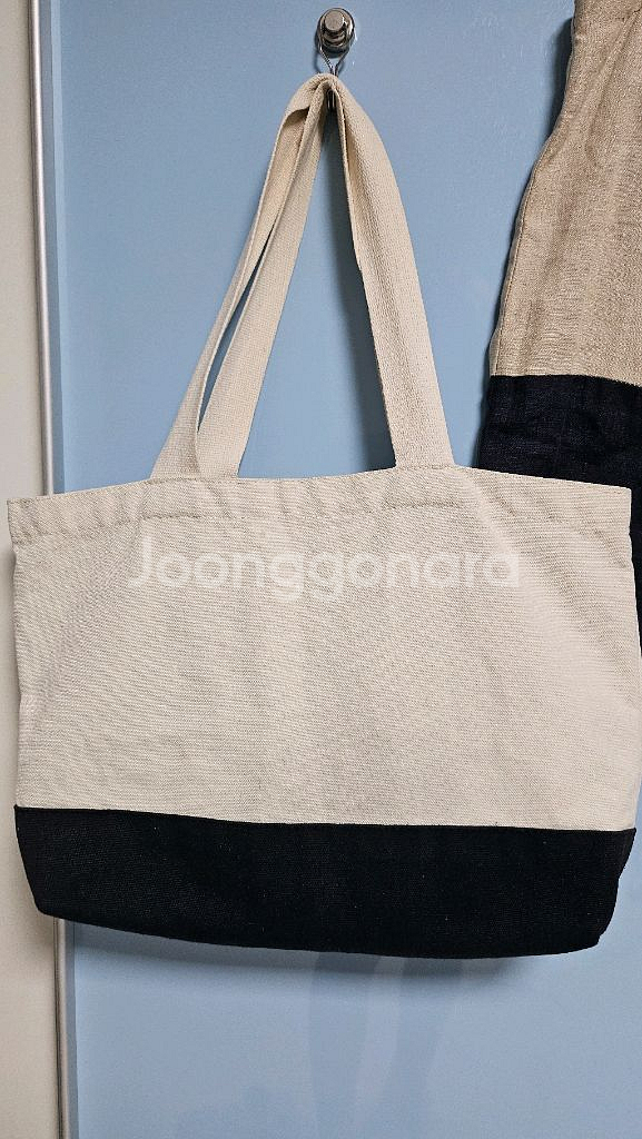 딘앤델루카 에코백(2개),린넨 에코백(1개)--4