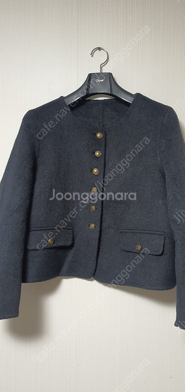 마리끌레르 울 핸드메이드 라운드넥자켓--0