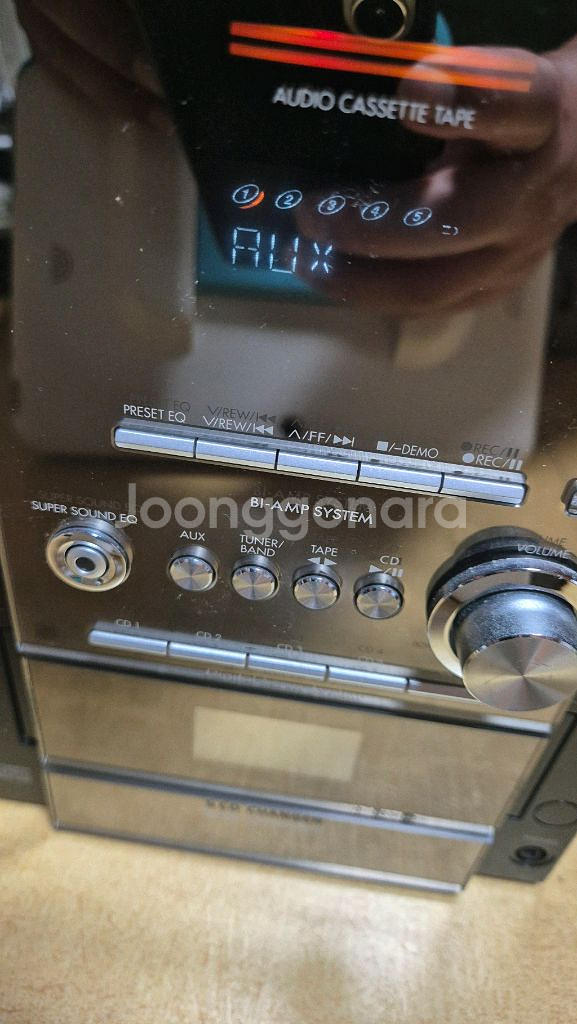 파나소닉 CD 스테레오 시스템 SA-PM27 오디오--1