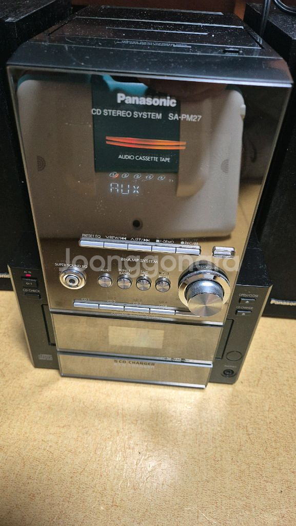 파나소닉 CD 스테레오 시스템 SA-PM27 오디오--2