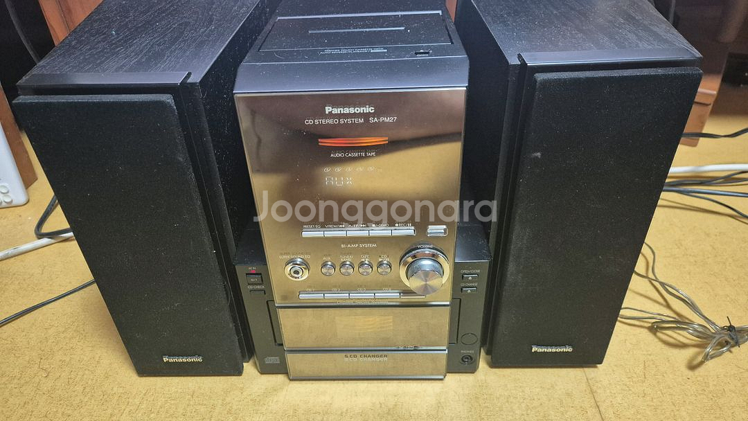 파나소닉 CD 스테레오 시스템 SA-PM27 오디오--6