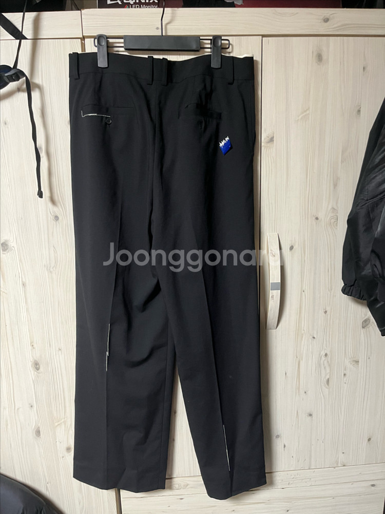 [m] 자라 아더에러 와이드 팬츠 블랙--2