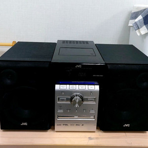 jvc 미니 컴포넌트 오디오 cd플레이어 라디오 카세트